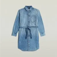 G-STAR Midikleid Shirt Dress Belt ls wmn