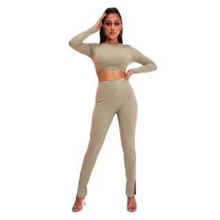 Missy Empire - Leggings für Damen (Grün)