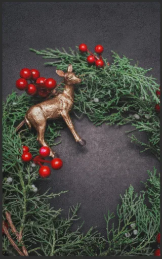 Fussmatte Weihnachten 7267 | Größe: 60 cm x 90 cm