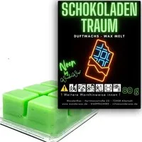WonderWax Duftwachs WonderWax® Neon Duftwachs 6 Würfel, (Schokoladentraum), Duftrichtung: Schokoladentraum