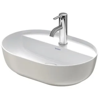Duravit Luv Aufsatzbecken Weiß Hochglanz / Grau Seidenmatt, 500 mm - 03805023001 03805023001