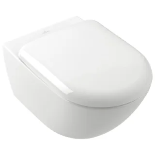 Villeroy & Boch Antao Wand Tiefspül WC 4674T0R1 Abgang waagerecht, mit TwistFlush, weiß c-plus