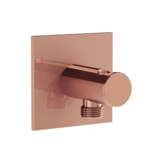VitrA Suit Wandanschlussbogen 1/2" mit integrierter Handbrausehalterung Kupfer Soft,A4283229 A4283229