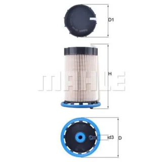 Mahle Kraftstofffilter Audi Q3 VW Cc Passat Tiguan 2,0