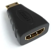 JAMEGA HDMI auf mini HDMI Adapter Typ A Buchse zu Typ C Stecker verGoldet HDMI-Adapter