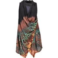Guru-Shop Longbluse Unikat Batik Cardigan, Boho Westen Tunika, Boho.. alternative Bekleidung