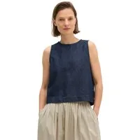 Marc O'Polo Jeansbluse aus Organic-Cotton-Leinen-Mix