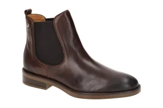Pikolinos W3C-8594 caoba PUERTOLLANO Chelsea Boots Braun Echtleder 1,5cm Absatz