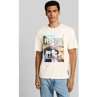 TOM TAILOR Denim T-Shirt T-Shirt (im Einserpack) Relaxed Fit T-Shirt mit Snoopy-Print