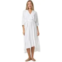 Rayshyne Maxikleid PM-25 (Midi Wickelkleid Optik Sommerkleid in Einheitsgröße)