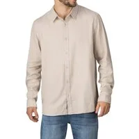 riverso Langarmhemd riverso Herren Leinen Hemd RIVFabio Regular Fit (1-tlg)