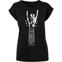 Youth Designz Print-Shirt "Rock Gitarre" Damen T-Shirt als Statement oder Geschenk Frauen Motiv mit stylischen Aufdruck für Musik Liebhaber