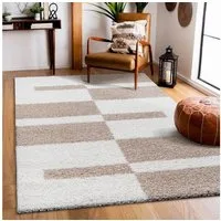 Sanat Hochflor-Teppich Milano 1254, rechteckig, Höhe: 30 mm, Hochflor, Wohnzimmer, Schlafzimmer, fußbodenheizungsgeeignet