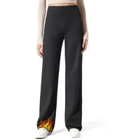 G4Free Palazzohose Damen Palazzohose Weites Bein Mit Taschen Jogginghose weites Bein, Winter-Arbeitshose, elegant, lässig