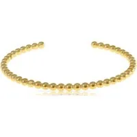 Made by Nami Armreif Herren Gold Edelstahl größenverstellbar wasserfest 60 mm schlicht, aus Edelstahl – größenverstellbar – 60 mm Durchmesser
