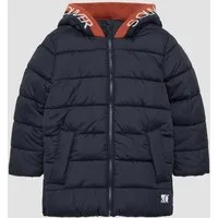 s.Oliver Funktionsmantel Outdoor-Mantel Steppjacke mit Kontraststreifen und Fleecefutter