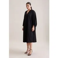 seidensticker Sommerkleid Schwarze Rose 1/1 V-Neck Uni