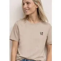 STREET ONE Kurzarmshirt Sommershirt mit Rundhals und Printdetail