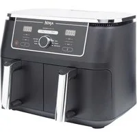 NINJA Eismaschine Ninja AF400EU Foodi MAX Dual Zone Heißluftfritteus