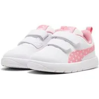 PUMA COURTFLEX V3 DOTTY V INF Sneaker knöchelhohe Form, mit Klettverschluss, flexible Synthetik-Laufsohle