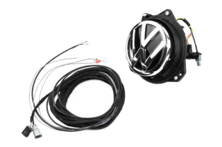 Original Kufatec Komplett- Set Nachrüstung Rückfahrkamera + Kabelbaum für VW T-Roc A11 / T-Roc Cabrio