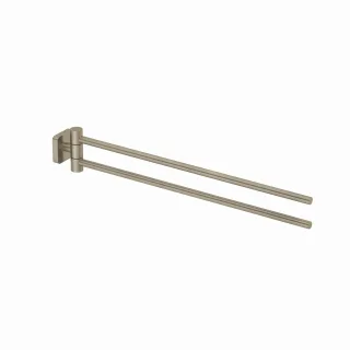 Kludi VELA S Doppel-Handtuchstange Länge 440MM Stainless Brushed Nickel PVD, 25977N5 25977N5