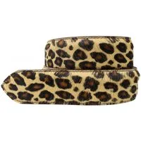 BELTINGER Ledergürtel Wechselgürtel mit Fell ohne Schnalle 4 cm - Kuh-Ledergürtel für Damen (1-St)
