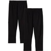 bonprix Caprileggings (Packung, 2er) aus Baumwoll-Mix, Skinny Fit, Capri-Länge, im 2er-Pack
