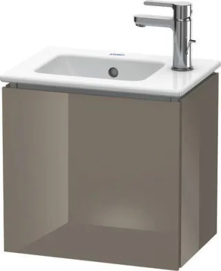 Duravit L-Cube Waschtischunterbau wandhängend Flanell Grau Hochglanz 420x294x400 mm - LC6272L8989 LC6272L8989