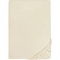 Biberna Spannbettlaken THEA Baumwoll-Jersey mit Elasthan, 160 g/m², Jersey-Elasthan, Gummizug: rundum, (1 Stück), Bettlaken für Matratzen bis 25 cm Höhe, pflegeleicht, bügelfrei