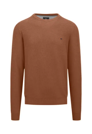 FYNCH-HATTON - O-Neck, Strcuture hazel - Gr. - XL