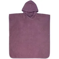Wörner Badeponcho Badeponcho Uni, Baumwolle, Kapuze, maschinenwaschbar, trocknergeeignet