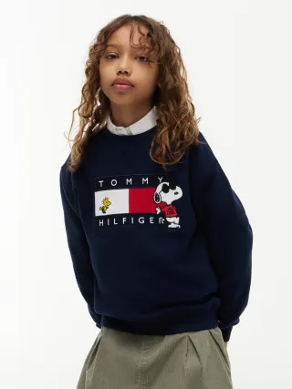 PEANUTS CREWNECK Dark Blue - Gr. - 10