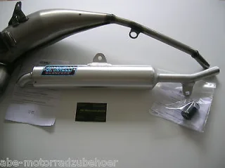 Sport Auspuff Anlage Giannelli Yamaha DT 125 R / DTR 125 Bj. 91-03 Typ:DE03/4BL +ABE