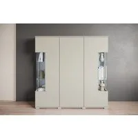 OTTO home Highboard Kenia (1 St), Modernes Highboard, mit Glastüren, Breite 135 cm
