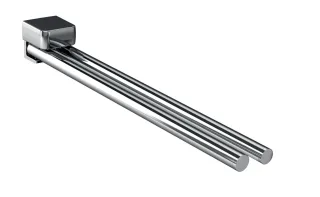 emco trend Handtuchhalter schwenkbar, 2-armig, 350 mm, chrom, 025000135 025000135