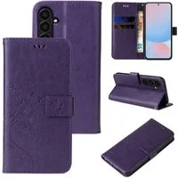 Tec-Expert Handyhülle Cover Tasche Hülle für Samsung Galaxy A56 5G 6.7 Zoll, 6.7, Klapphülle Case mit Kartenfach Fliphülle aufstellbar, Motiv Blumen