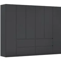 rauch Drehtürenschrank Schrank Garderobe MAINZ Breiten 91/136/181/226/271/315/360, Höhe 210cm (3 verschiedene Ausstattungen BASIC/CLASSIC/PREMIUM (inkl. SOFT-CLOSE) grifflose Front, Außentüren mit Push-to-Open Funktion MADE IN GERMANY