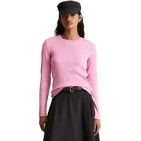 Marc O'Polo DENIM Langarmshirt aus weichem Rippjersey