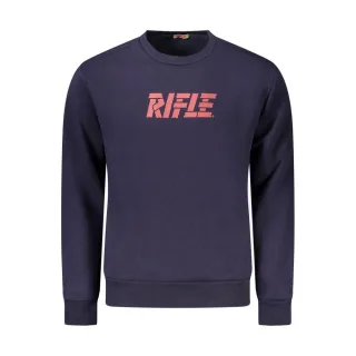 Rifle Blaue Baumwollpullover für Herren