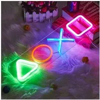 Qualra LED Nachtlicht Neonlichter USB LED Neon für Schlafzimmer Spielzimmer Bar Party Kinder, Leuchtschild Gaming deko