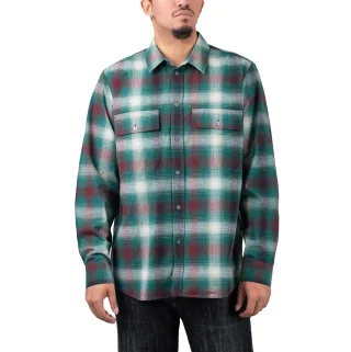Wood Wood Avenir Gradient Flannel Overshirt