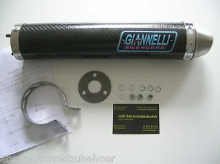 Sport Auspuff Endtopf Carbon Giannelli Aprilia RS 125 Tuono Bj. 2003-2004 Typ:SFD00