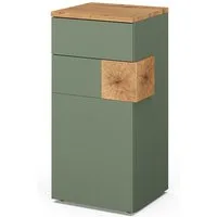 Vicco Midischrank Eden, Grün/Artisan, 40 x 84 cm (1-St)
