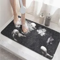 FELIXLEO Duschmatte Duschmatte rutschfest 80x80 cm Badewannenmatte Badematte Höhe 10 mm, Höhe 10 mm, Menge: 1