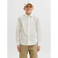 Jack & Jones Junior Langarmhemd JJEBREEZE LINEN BLEND SHIRT L/S SN JNR