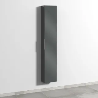 Sanipa 3way Hochschrank mit 1 Tür, Anthrazit-Glanz UF16179