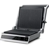 SOLIS OF SWITZERLAND Kontaktgrill Typ 7953, inkl Rimplatte, 2000 W, Antihaftbeschichtung, höhenverstelbar, 28 x 25 cm Grillfläche