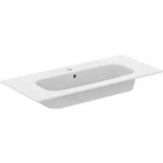 Ideal Standard i.life A Möbelwaschtisch-Paket K8745NX 104x46x64,5cm, 1 Hahnloch, Griff Chrom gebürstet, Eiche natur