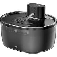 Kityhome Trinkautomat Tier-Wasserspender Intelligenter Katzenbrunnen mit Bewegungsmelder 3,2 l, 5000 mAh,Zyklus-Timer-Modus,Infrarot-Sensormodus